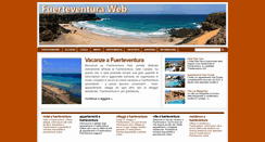 Desktop Screenshot of fuerteventuraweb.it
