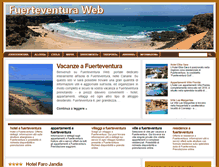 Tablet Screenshot of fuerteventuraweb.it